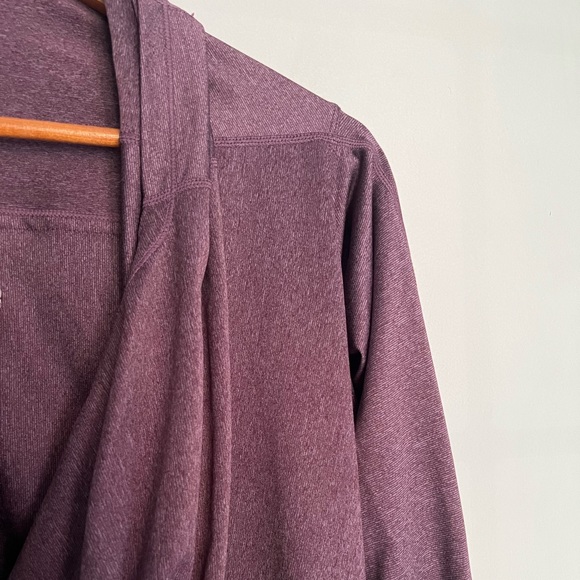 Zyia Active Coffee Purple Yoga Shawl - Picture 6 of 11